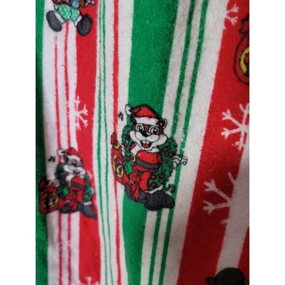 BUC-EE'S Christmas Flannel Sleep Pajama Pants Size L Unisex Cotton Red Green - Picture 8 of 11